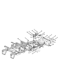 Part Location Diagram of 02004919-0637 MTD Bracket Assembly, Frame, Front